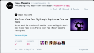 Vogue tweet 09-10-2014